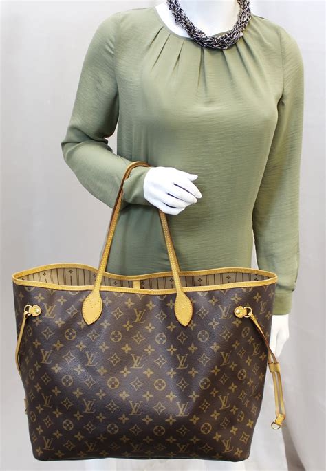 Neverfull GM Monogram Large Size Brown Tote 